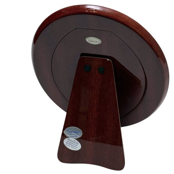 Valenti & Co. Chantal Photo Frame Oval Silver Finish Italian Style 7.25" high - Picture 8 of 12